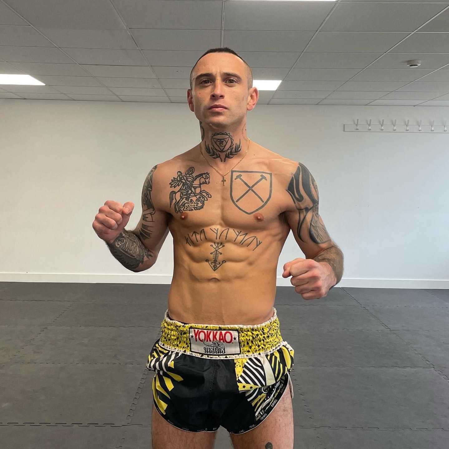 Photo of Declan in fight pose