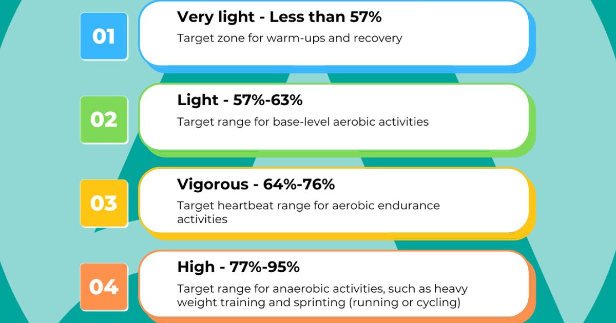 Heart Rate Intensity Chart