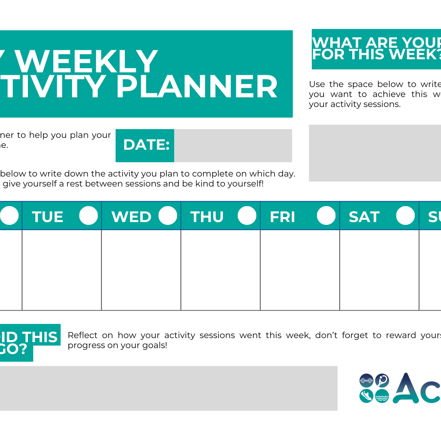 Weekly Activity Map Optimize Your Fitness Journey: A Practical Guide to Maximize Your ...