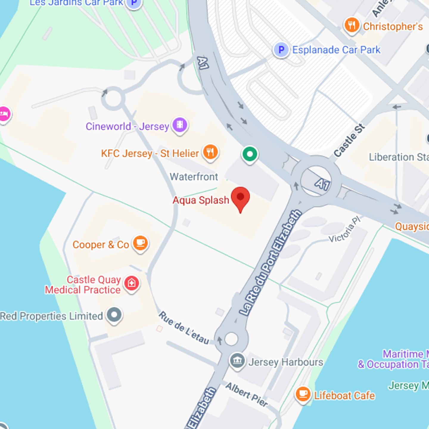 Map Of Aquasplash For Locations Page