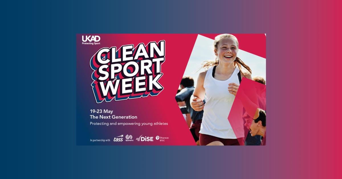 Clean Sport Week 19-23 May 2025 | Active Jersey